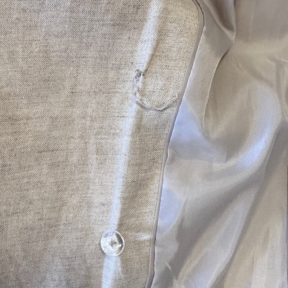 Calvin Klein Linen Belter Blazer in Size 4 - Picture 6 of 12